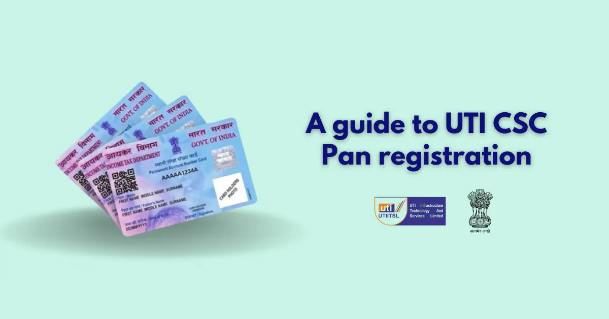 uti csc pan login